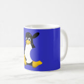 MAC BIRNEN-APPLES LINUX TUX KAFFEETASSE (VorderseiteRechts)