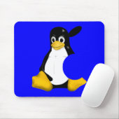 MAC BIRNEN-APPLES LINUX TUX MOUSEPAD (Mit Mouse)