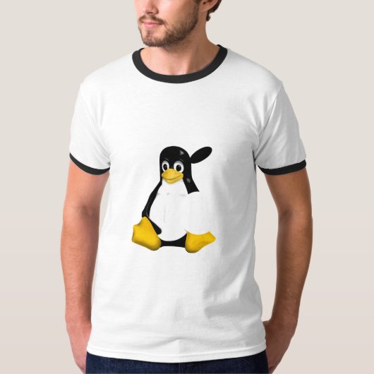 MAC BIRNEN-APPLES LINUX TUX T-Shirt (Vorderseite)