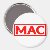 Mac-Briefmarke Magnet (Vorderseite/Rückseite)
