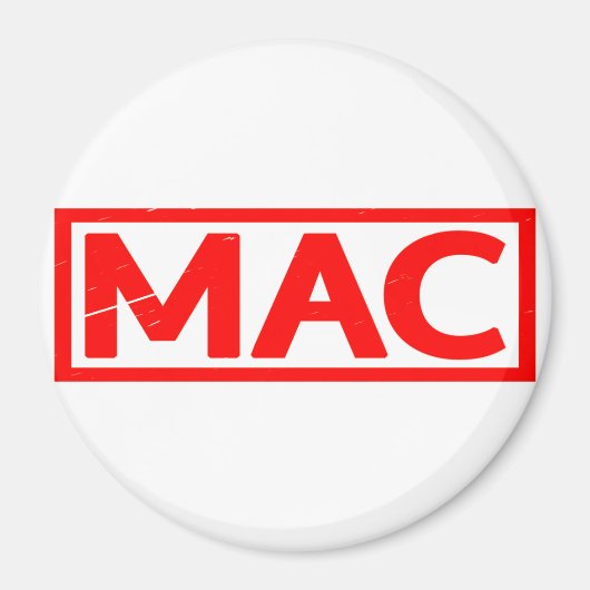 Mac-Briefmarke Magnet (Vorne)