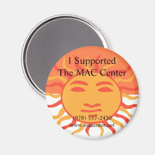 MAC Center Magnet (Vorderseite/Rückseite)