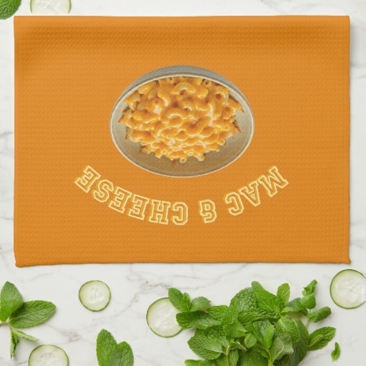 Mac & Cheese Geschirrtuch (Gefaltet)