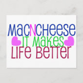 Mac & Cheese Life Postkarte (Vorderseite)