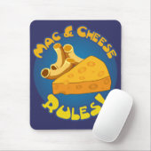 Mac & Cheese Regeln Mousepad (Mit Mouse)