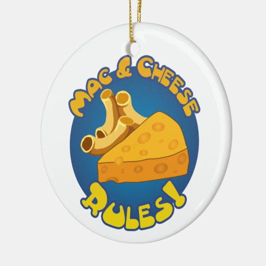 Mac & Cheese Rules Ornament (Links)