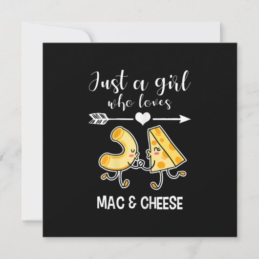 Mac & Cheese Shirt Funny Mac und Käse Lover Gesche Einladung (Vorderseite)