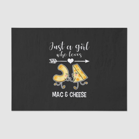 Mac & Cheese Shirt Funny Mac und Käse Lover Gesche Seidenpapier (Vorderseite)