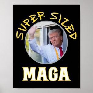 Mac Daddy Trump Vance macht Pommes Frites Poster