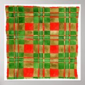 MAC GREGOR TARTAN 16"x16" Plakat (Vorne)