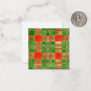 MAC GREGOR TARTAN 2,5" Square Flat Card Mitteilungskarte