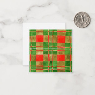 MAC GREGOR TARTAN 2.5x2.5-Flachkarte Mitteilungskarte