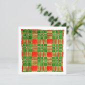 MAC GREGOR TARTAN 5,25" Square Flat Card II Karte (Stehend Vorderseite)