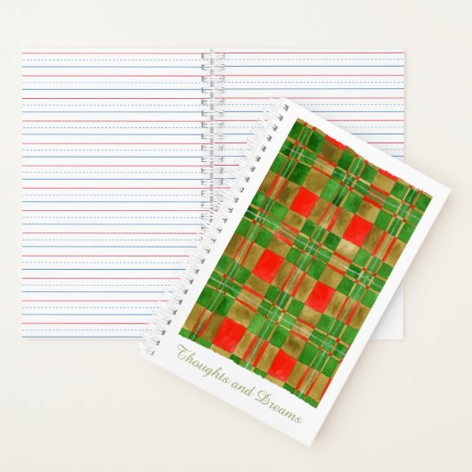 MAC GREGOR TARTAN 5.5x8.5 SpiralNotebook Notizblock (Innen)