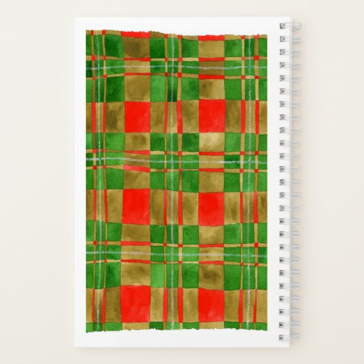 MAC GREGOR TARTAN 5.5x8.5 SpiralNotebook Notizblock (Rückseite)