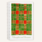 MAC GREGOR TARTAN 5.5x8.5 SpiralNotebook Notizblock (Vorderseite)