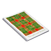 MAC GREGOR TARTAN 6.5x8.75 Spiral-Notebook Notizblock (Rechte Seite)