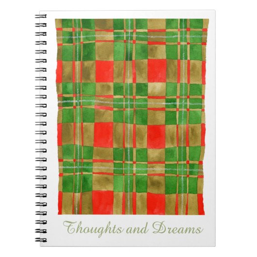 MAC GREGOR TARTAN 6.5x8.75 Spiral-Notebook Notizblock (Vorderseite)