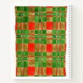 MAC GREGOR TARTAN 8.5x11 Spiral-Notebook Notizblock (Rückseite)