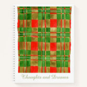 MAC GREGOR TARTAN 8.5x11 Spiral-Notebook Notizblock (Vorderseite)