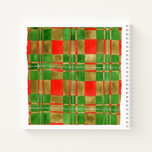 MAC GREGOR TARTAN 8.5x8.5 SpiralNotebook Notizblock (Rückseite)