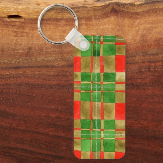 MAC GREGOR TARTAN Aluminium Rectangle Schlüsselanh Schlüsselanhänger (Vorderseite)