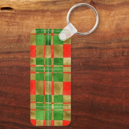 MAC GREGOR TARTAN Aluminium Rectangle Schlüsselanh Schlüsselanhänger (Rückseite)