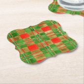 MAC GREGOR TARTAN Bracket Paper Untersetzer (angewinkelt)