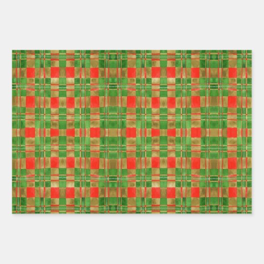 MAC GREGOR TARTAN-Flachblattüberzugspapier Geschenkpapier Set (Vorderseite)