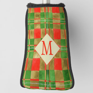 MAC GREGOR TARTAN Golf Putter Cover + Initial Headcover