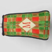 MAC GREGOR TARTAN Golf Putter Cover + Initial Headcover (Vorderseite)