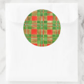 MAC GREGOR TARTAN Große Round Stickers (Tasche)