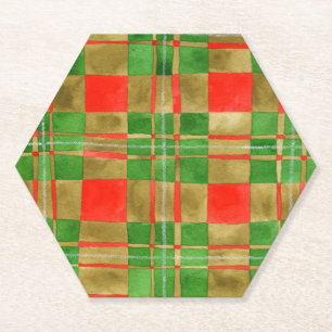 MAC GREGOR TARTAN Hexagon Paper Untersetzer