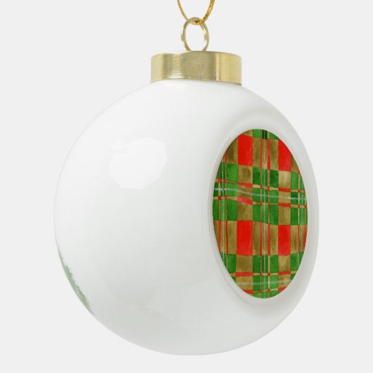 MAC GREGOR TARTAN Keramik Ball Ornament (Links)