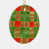 MAC GREGOR TARTAN Keramik Circle Ornament (Rechts)