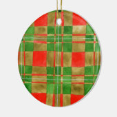 MAC GREGOR TARTAN Keramik Circle Ornament (Links)