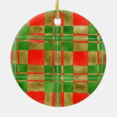 MAC GREGOR TARTAN Keramik Circle Ornament (Hinten)