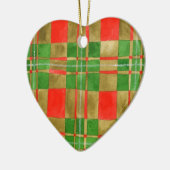 MAC GREGOR TARTAN Keramik Herzstück Ornament (Links)