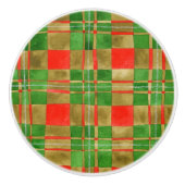 MAC GREGOR TARTAN Keramik Knob Keramikknauf (Vorderseite)