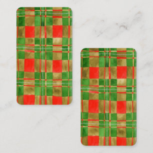 MAC GREGOR TARTAN-Lesezeichen - 3.5x2-Karte Mitteilungskarte