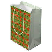 MAC GREGOR TARTAN Mittlere Geschenktasche Geschenktüte (Rückseite Schrägansicht)