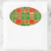 MAC GREGOR TARTAN Oval Stickers (Tasche)