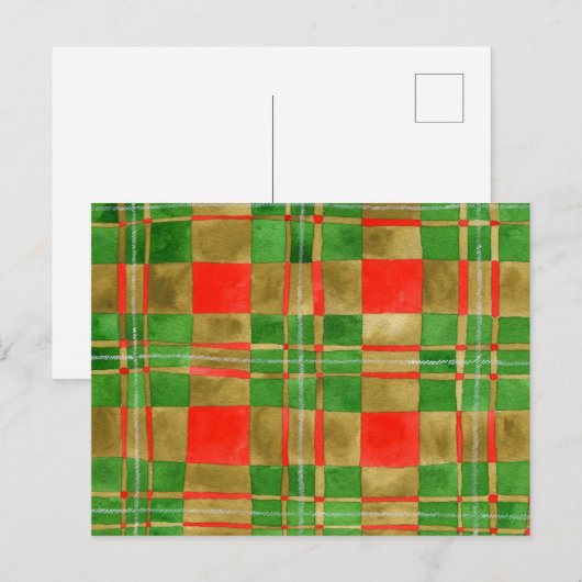 MAC GREGOR TARTAN Postkarte (Vorne/Hinten)