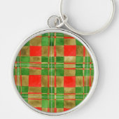 MAC GREGOR TARTAN Premium Round Schlüsselanhänger (Vorne)