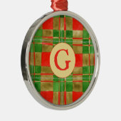 MAC GREGOR TARTAN Premium Runder Ornament + Erstbe (Rechts)