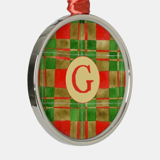 MAC GREGOR TARTAN Premium Runder Ornament + Erstbe (Rechts)