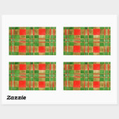 MAC GREGOR TARTAN Rectangle Stickers (Blatt)