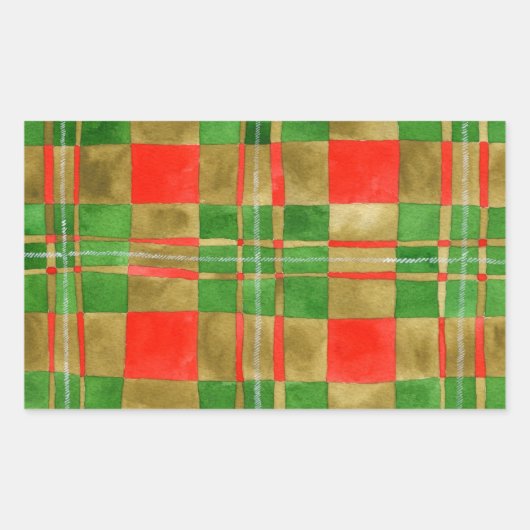 MAC GREGOR TARTAN Rectangle Stickers (Vorderseite)
