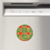 MAC GREGOR TARTAN Round Magnet (In Situ (Geschirrspüler))