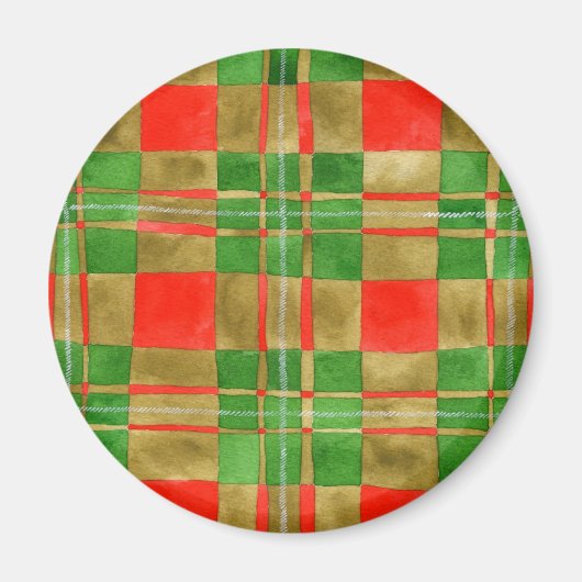 MAC GREGOR TARTAN Round Magnet (Vorne)